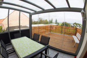Überdachte Terrasse