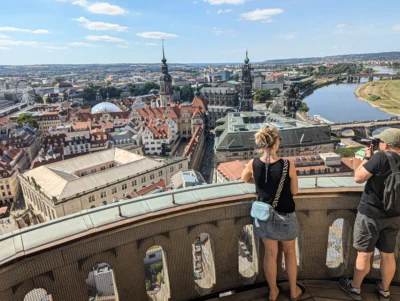 Dresden von der Aussichtsplattform der Dresdner Frauenkirche