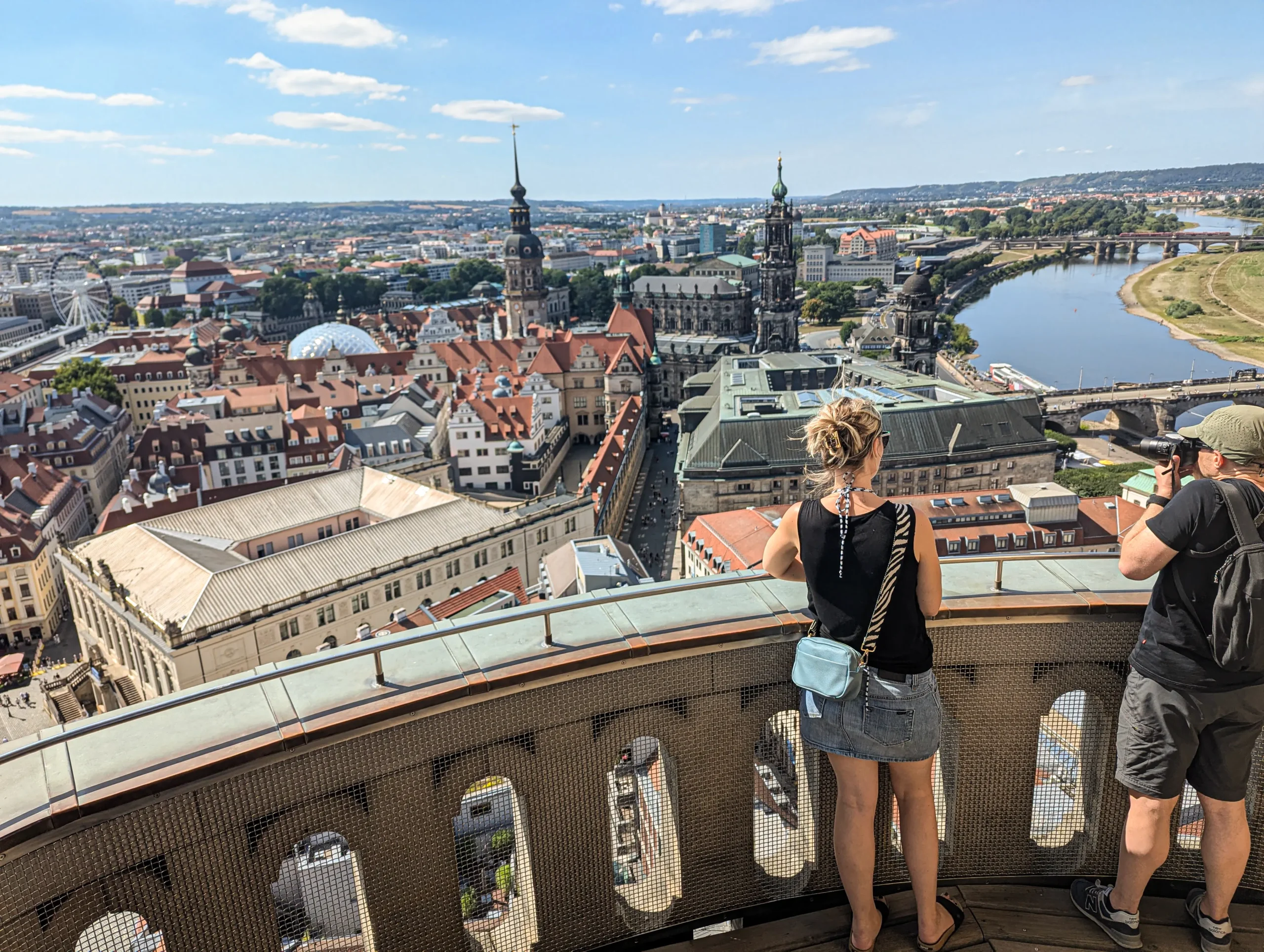 Dresden von der Aussichtsplattform der Dresdner Frauenkirche
